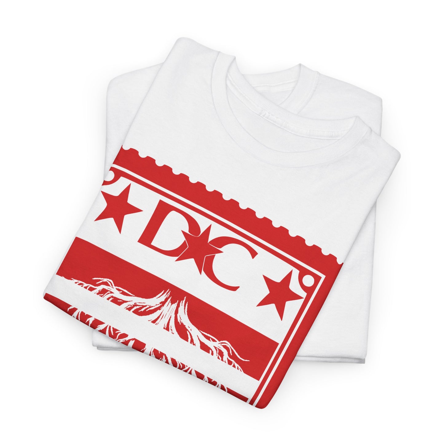 DC Roots Unisex Heavy Cotton Tee - Casual Style, Perfect for Celebrations, Gift for Family, Friends, Community Pride, Everyday Wear