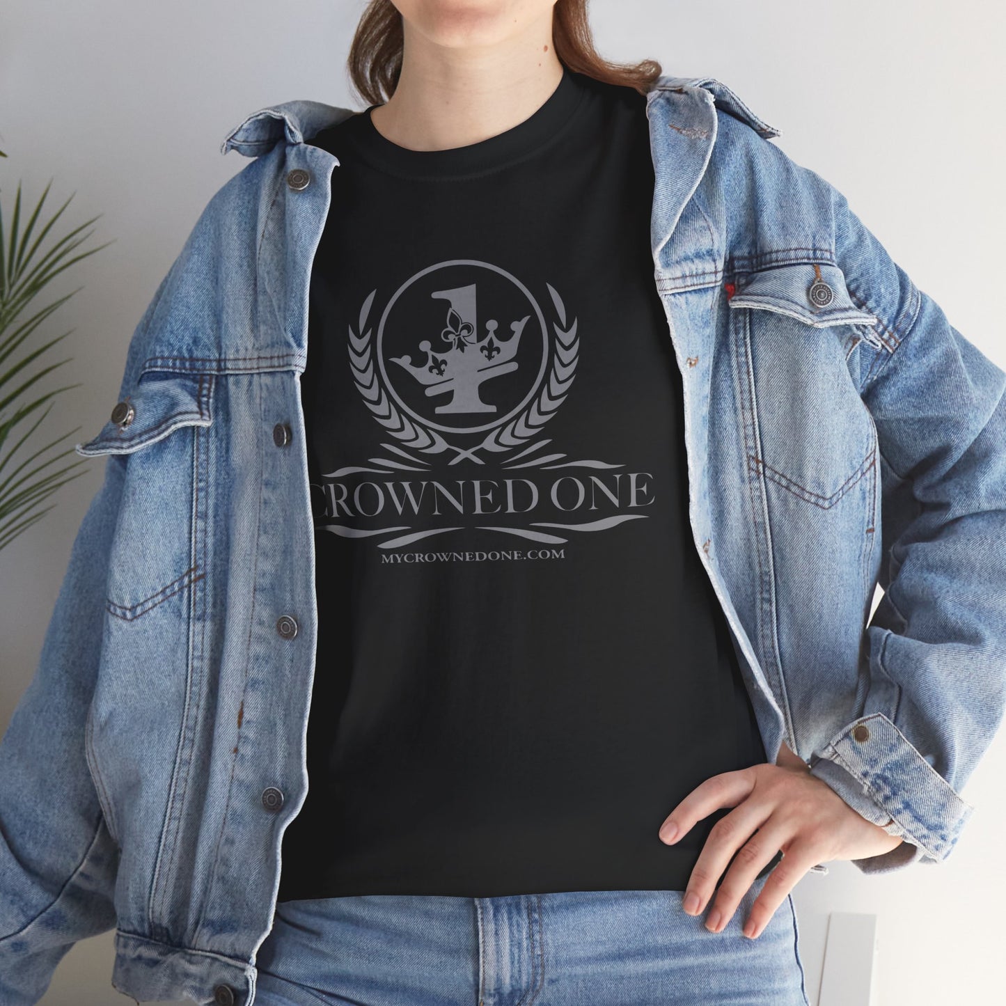 Crowned One Unisex Heavy Cotton Tee | Cool Graphic Shirt, Gift for Him/Her, Casual Wear, Streetwear, Birthday Gift