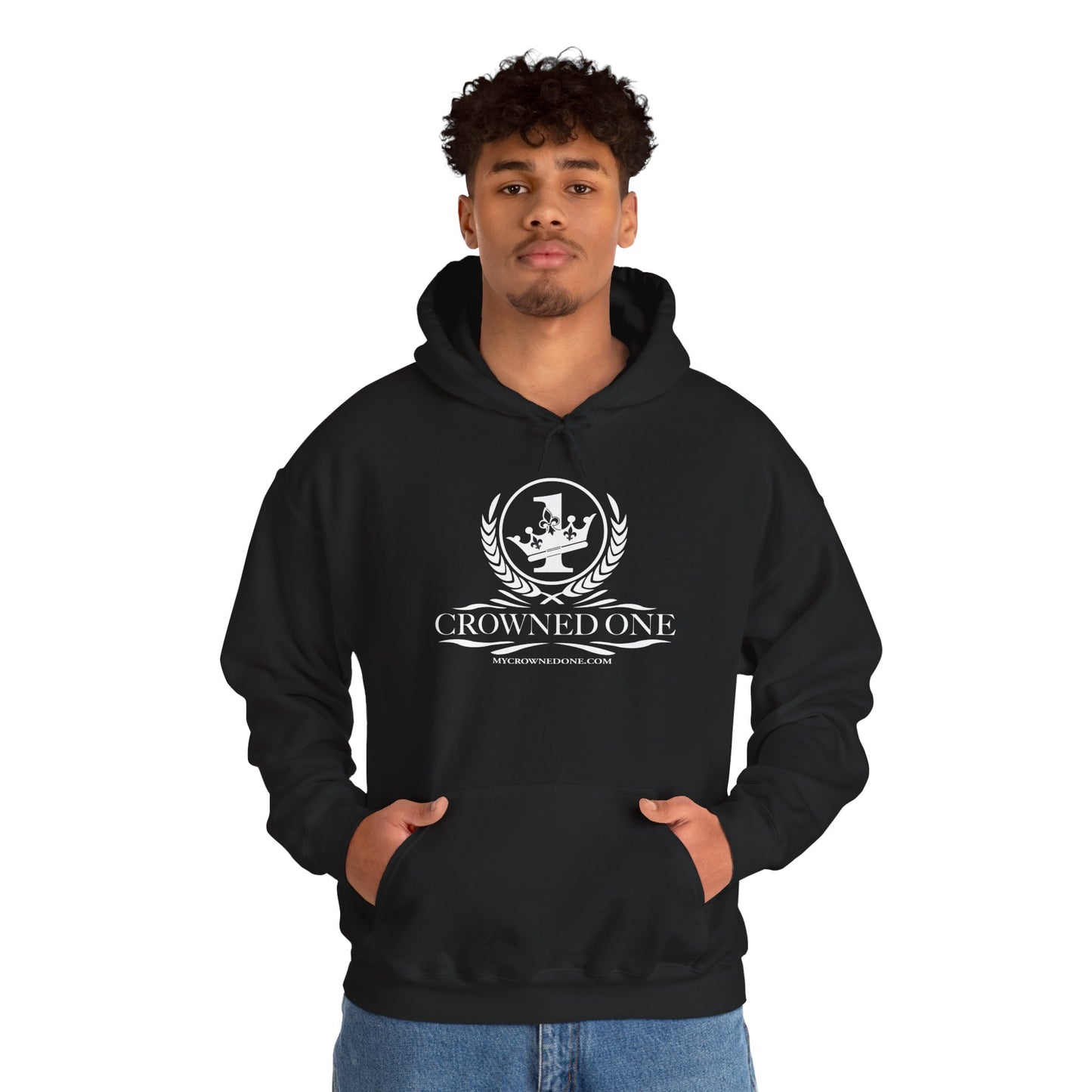Crowned One Hoodie - Unisex Heavy Blend™ Warm Sweater, Casual Streetwear, Gift for Him & Her, Unique Design for Celebrations, Cozy Fashion