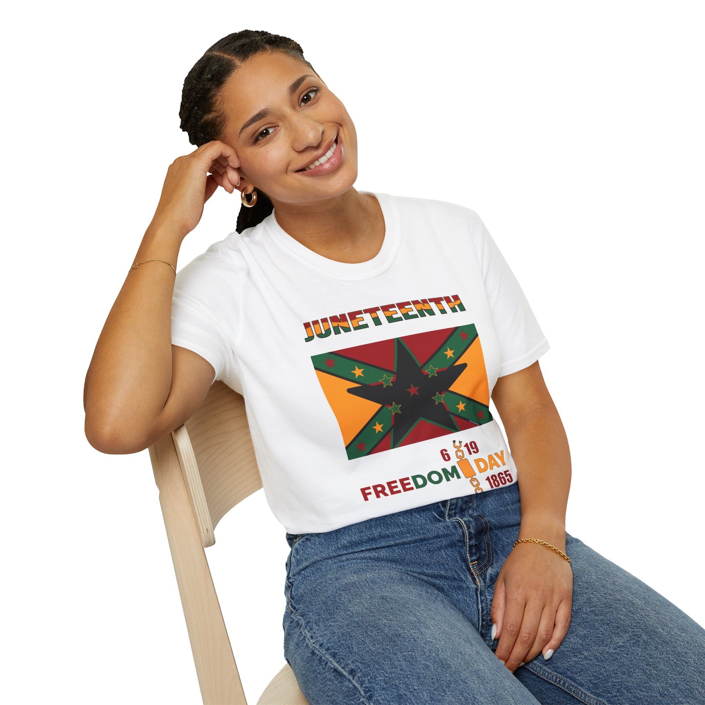 Juneteenth Freedom Day Unisex Softstyle T-Shirt