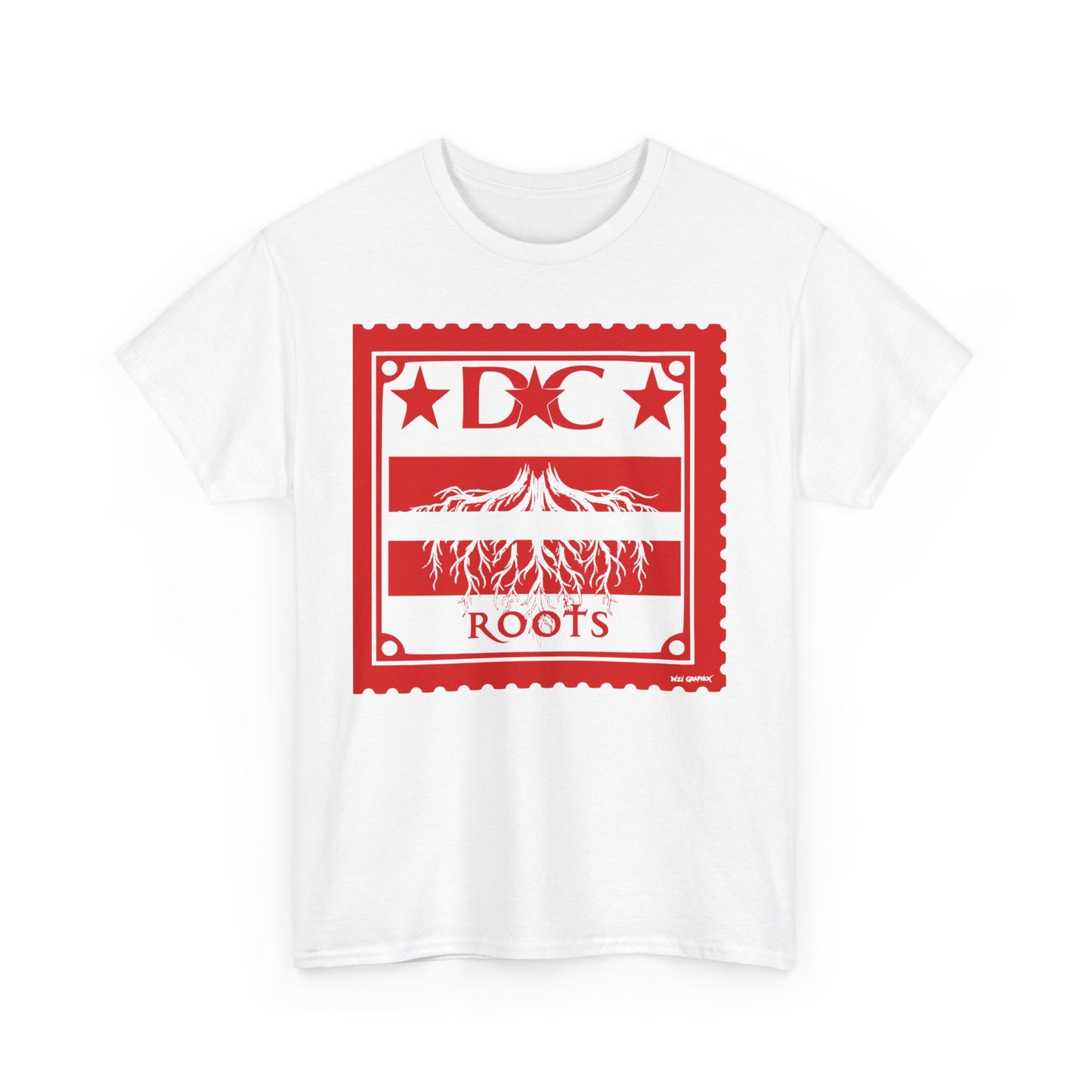 DC Roots Unisex Heavy Cotton Tee - Casual Style, Perfect for Celebrations, Gift for Family, Friends, Community Pride, Everyday Wear