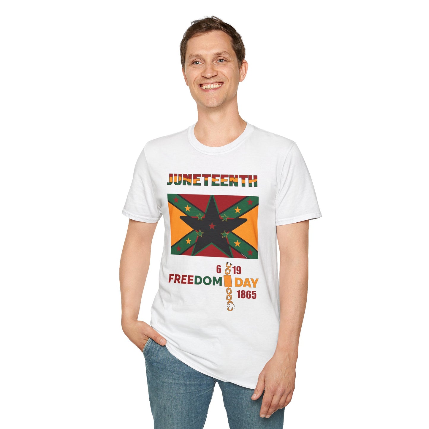 Juneteenth Freedom Day Unisex Softstyle T-Shirt