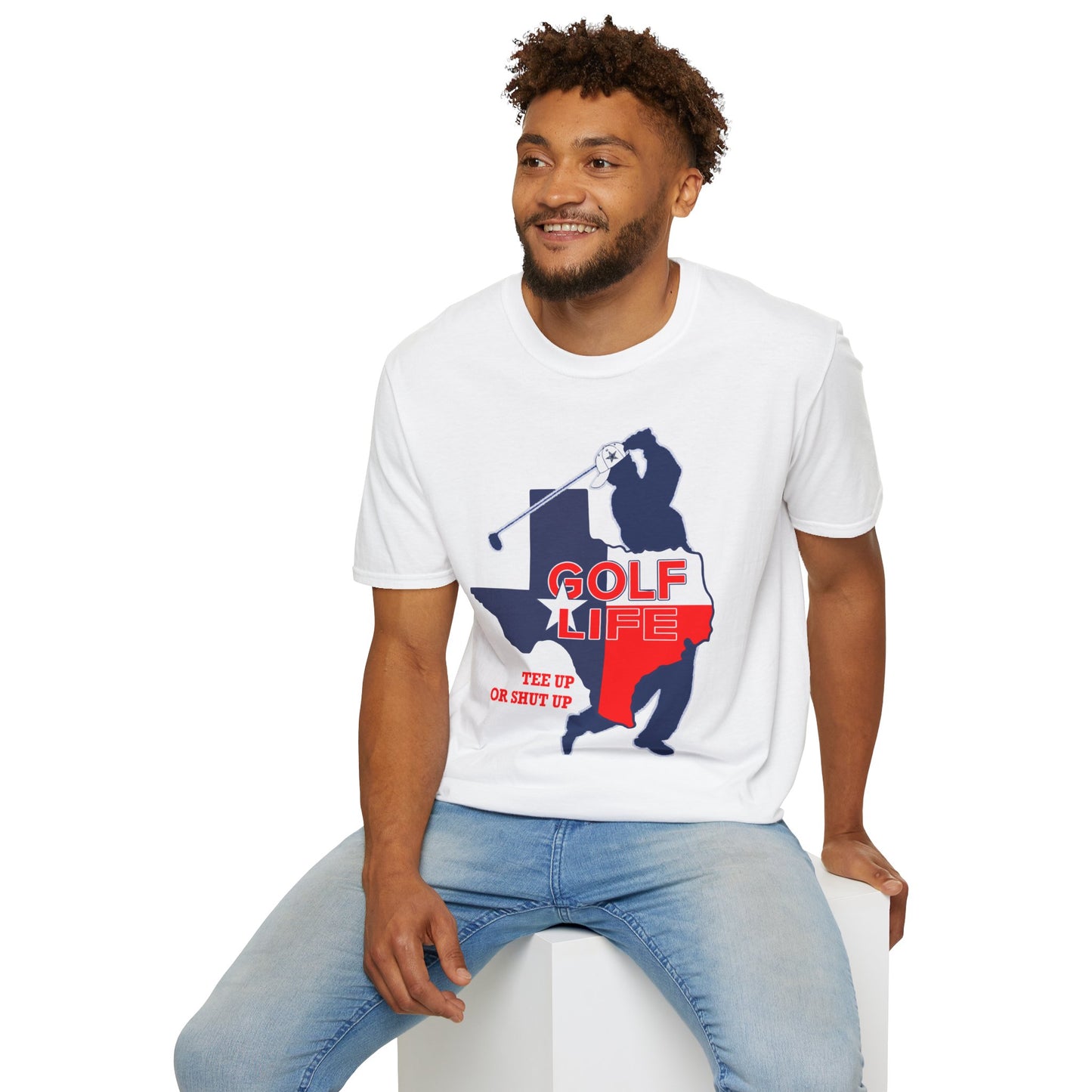 Golf Life Unisex Softstyle T-Shirt - The Up or Shut Up Design