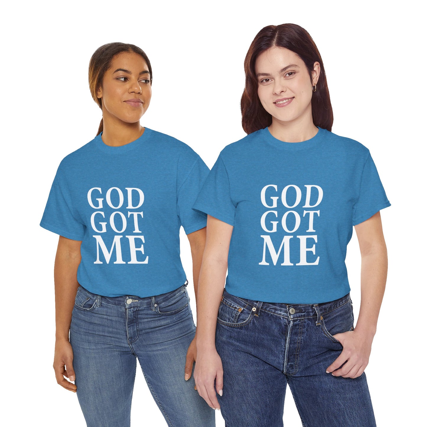 Faith-Inspired Unisex Tee, Inspirational T-Shirt, God Got Me Shirt, Casual Everyday Wear, Gift for Believers, Christian Apparel