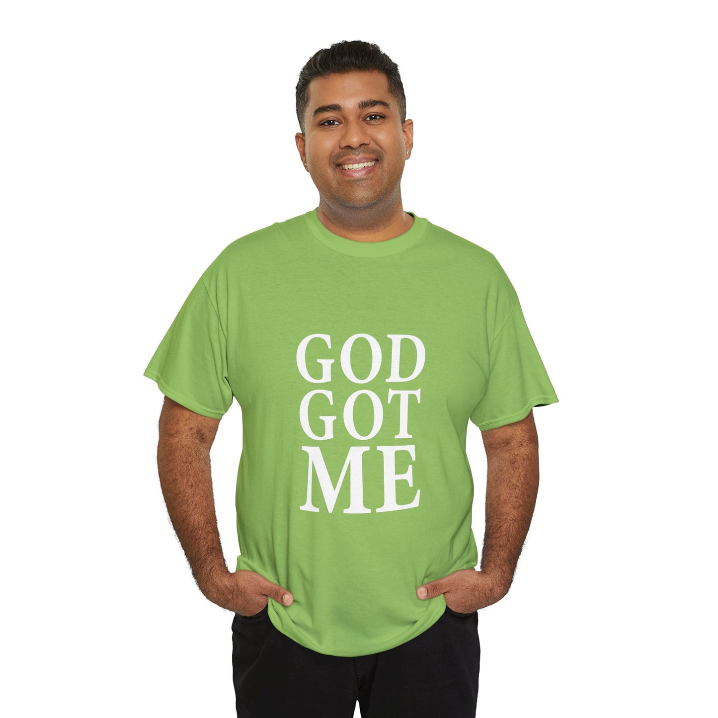 Faith-Inspired Unisex Tee, Inspirational T-Shirt, God Got Me Shirt, Casual Everyday Wear, Gift for Believers, Christian Apparel