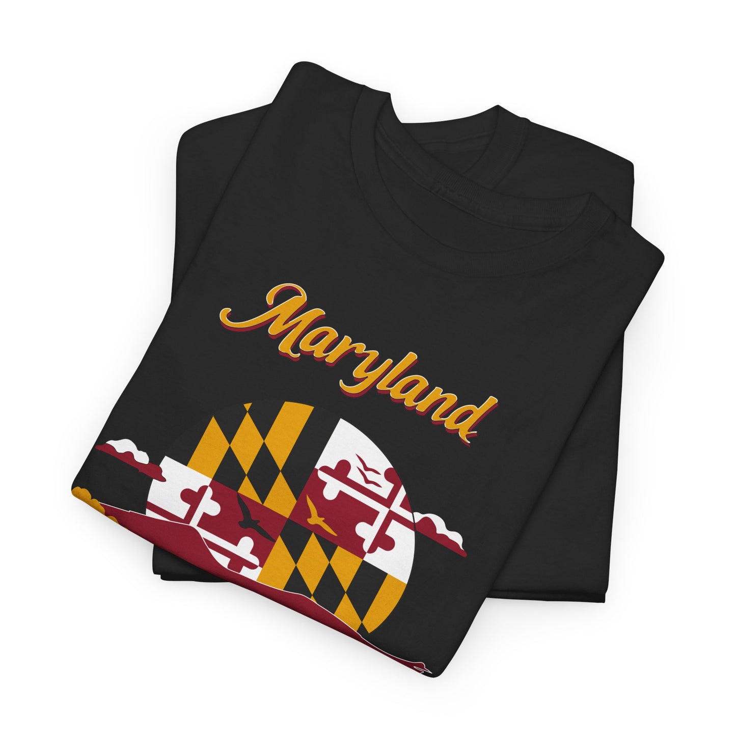 Maryland Roots Unisex Cotton Tee, Vintage Tee, Gift for Him/Her, State Pride Shirt, Casual Wear, Eco-Friendly Fashion