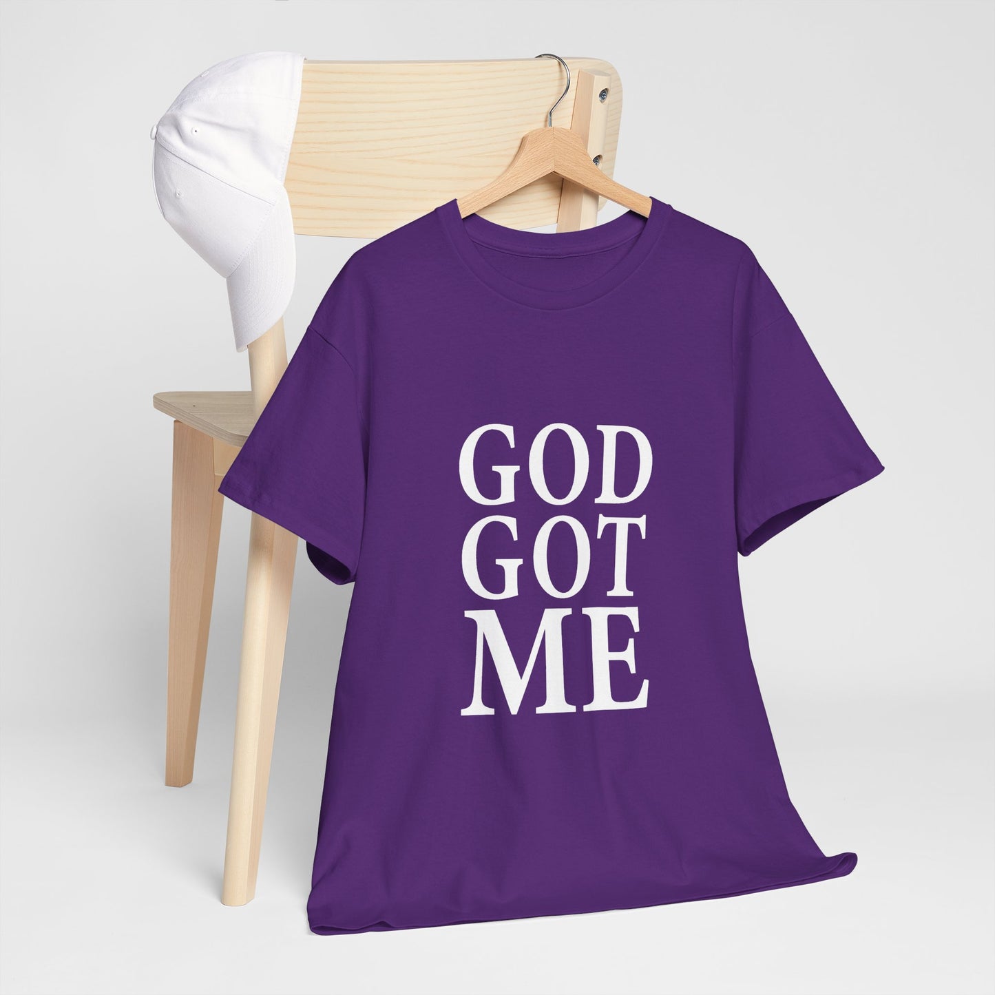 Faith-Inspired Unisex Tee, Inspirational T-Shirt, God Got Me Shirt, Casual Everyday Wear, Gift for Believers, Christian Apparel
