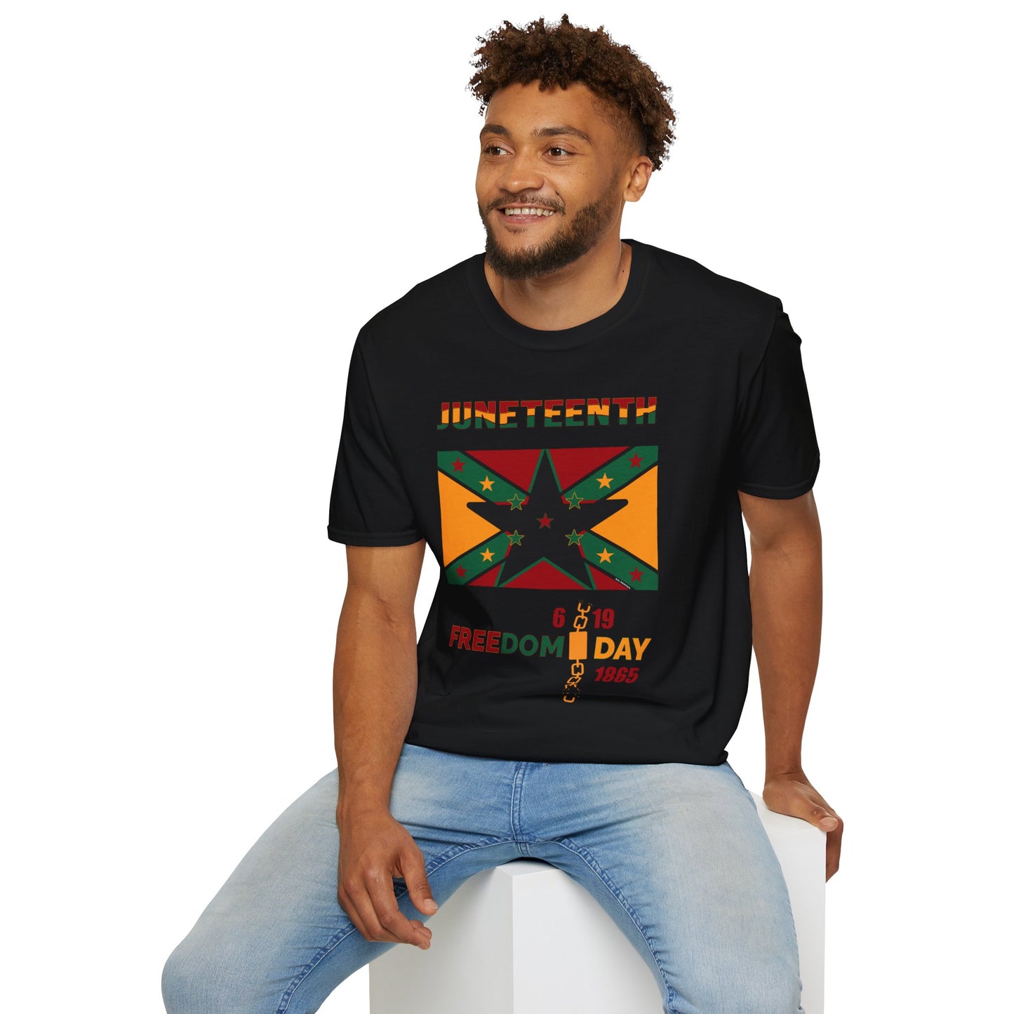 Juneteenth Freedom Day Unisex Softstyle T-Shirt