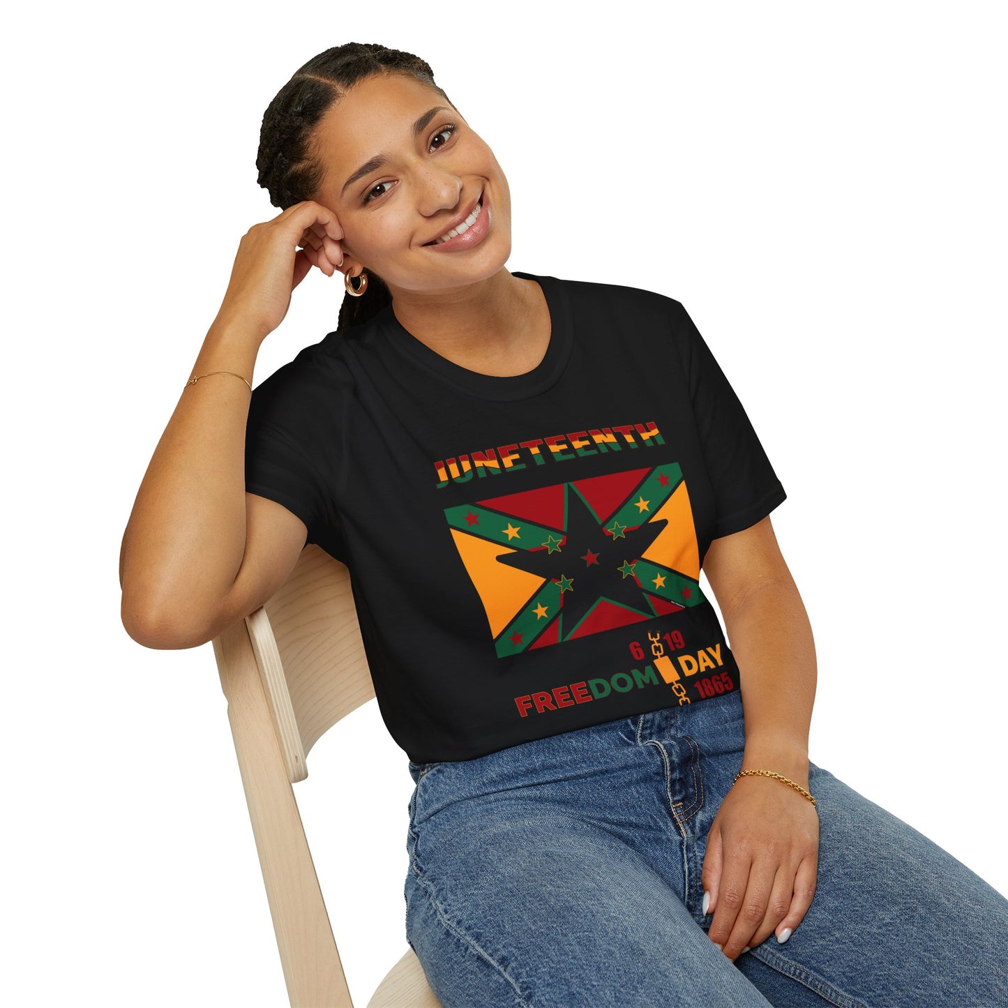 Juneteenth Freedom Day Unisex Softstyle T-Shirt