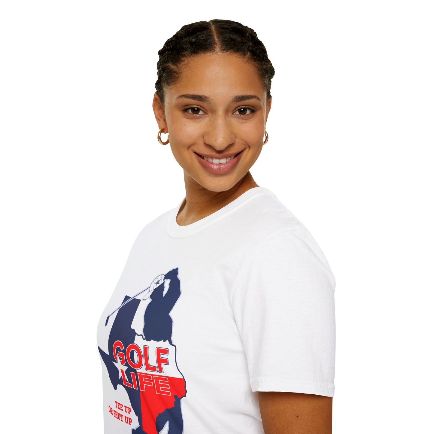 Golf Life Unisex Softstyle T-Shirt - The Up or Shut Up Design