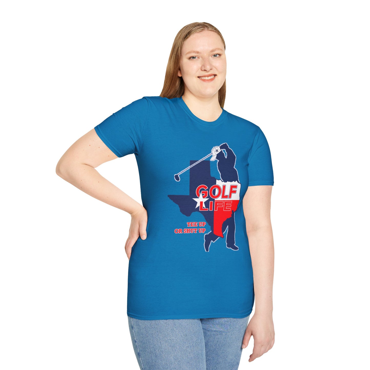 Golf Life Unisex Softstyle T-Shirt - The Up or Shut Up Design