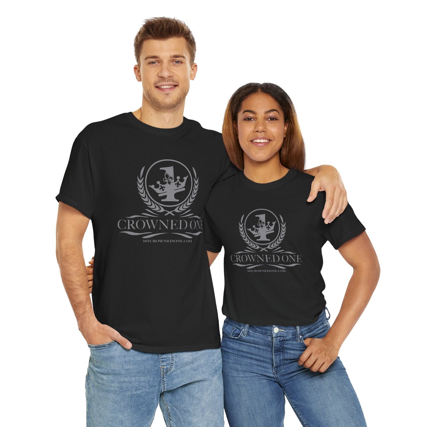 Crowned One Unisex Heavy Cotton Tee | Cool Graphic Shirt, Gift for Him/Her, Casual Wear, Streetwear, Birthday Gift