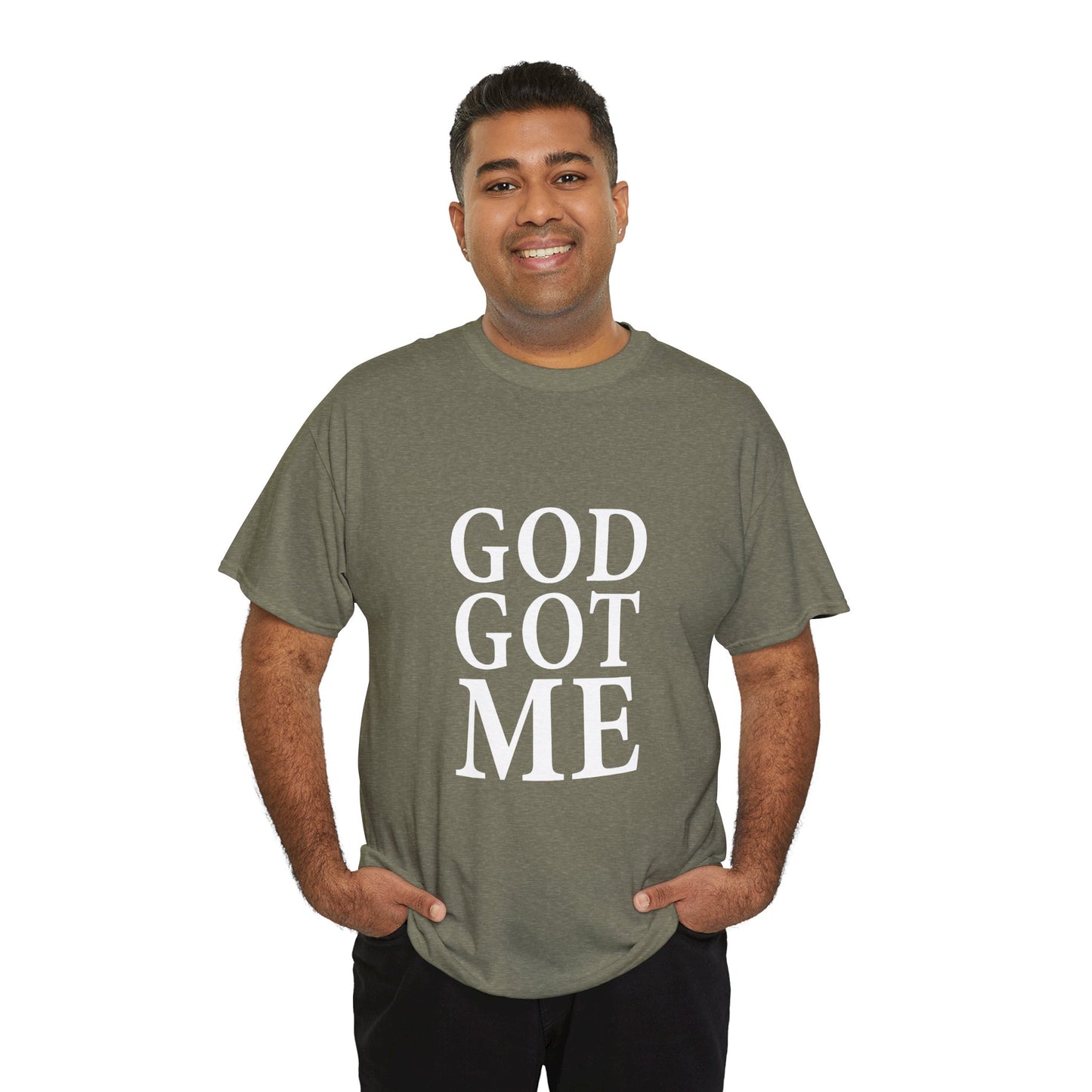 Faith-Inspired Unisex Tee, Inspirational T-Shirt, God Got Me Shirt, Casual Everyday Wear, Gift for Believers, Christian Apparel