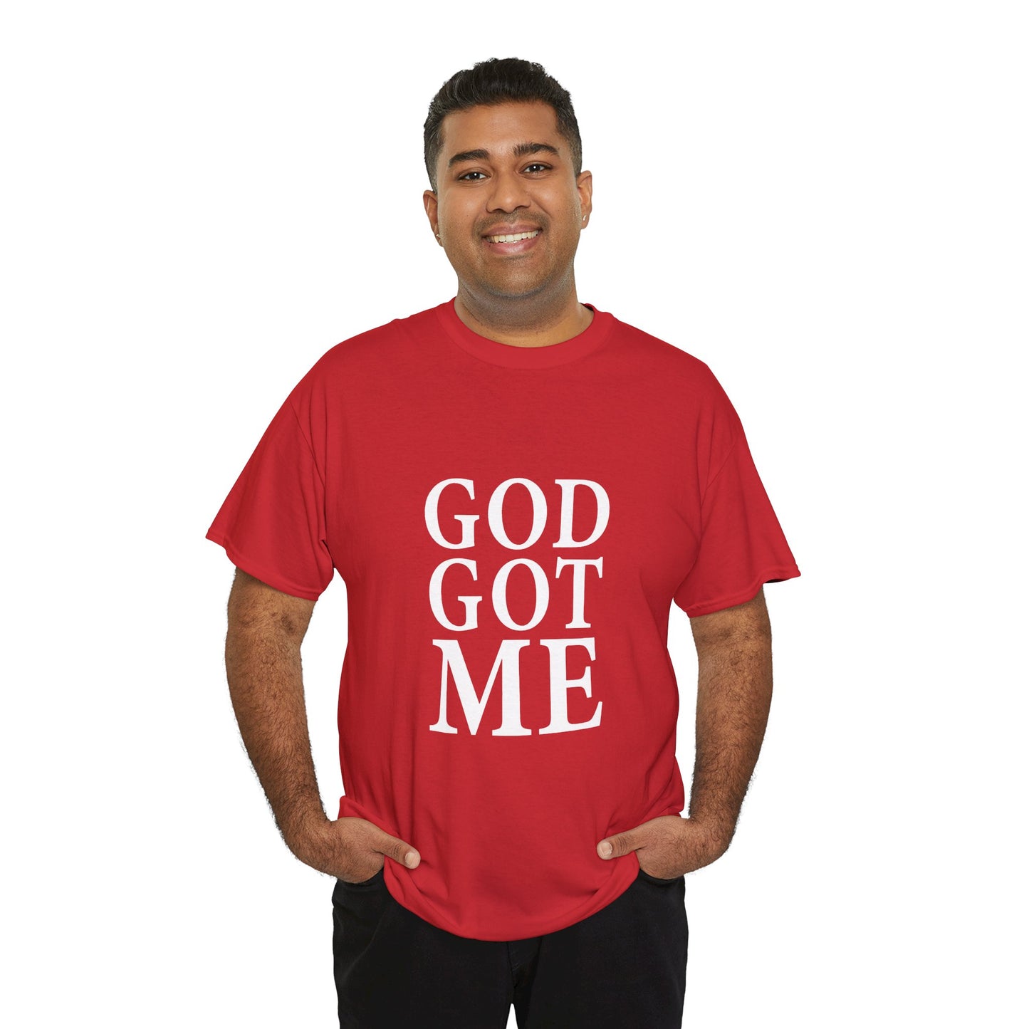 Faith-Inspired Unisex Tee, Inspirational T-Shirt, God Got Me Shirt, Casual Everyday Wear, Gift for Believers, Christian Apparel