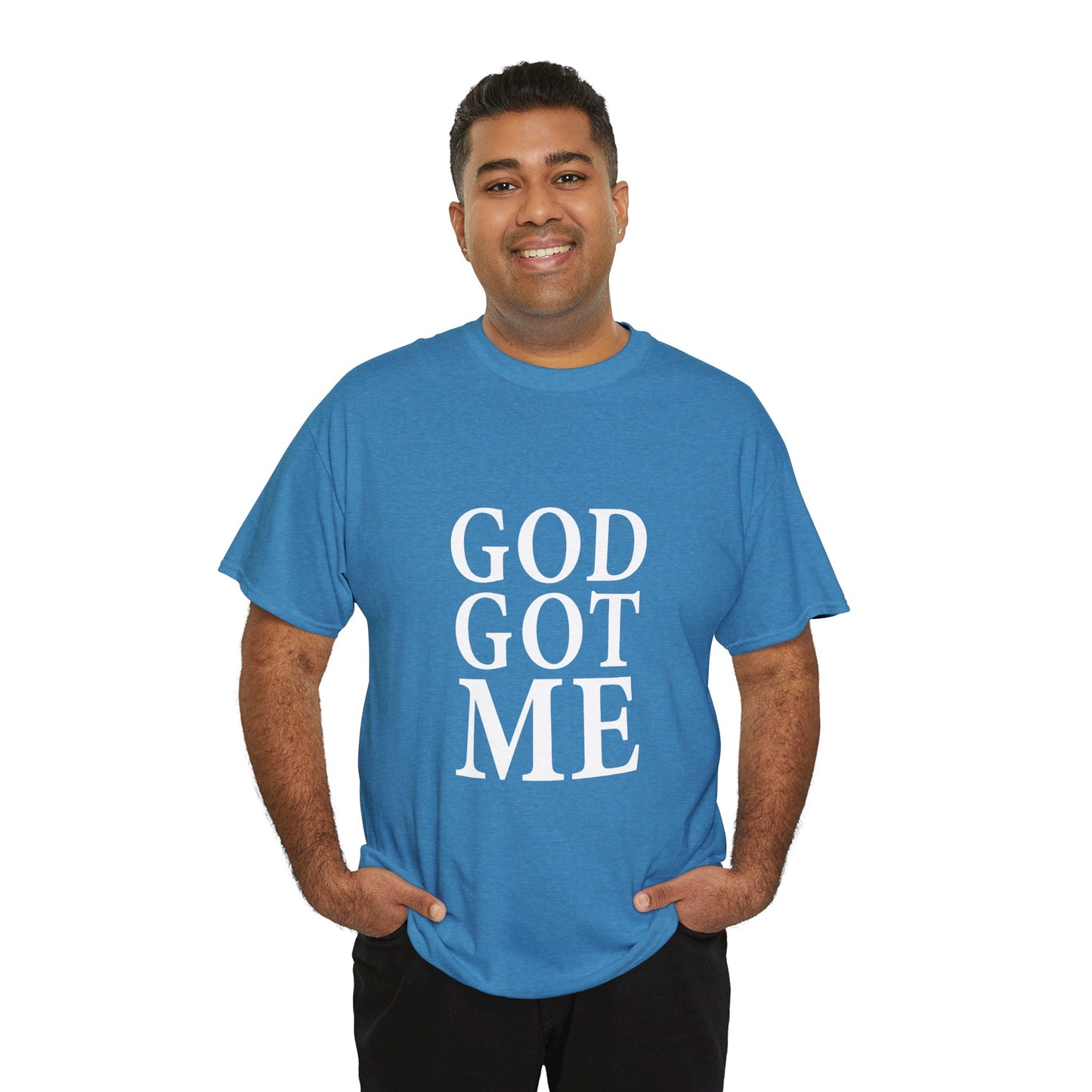 Faith-Inspired Unisex Tee, Inspirational T-Shirt, God Got Me Shirt, Casual Everyday Wear, Gift for Believers, Christian Apparel