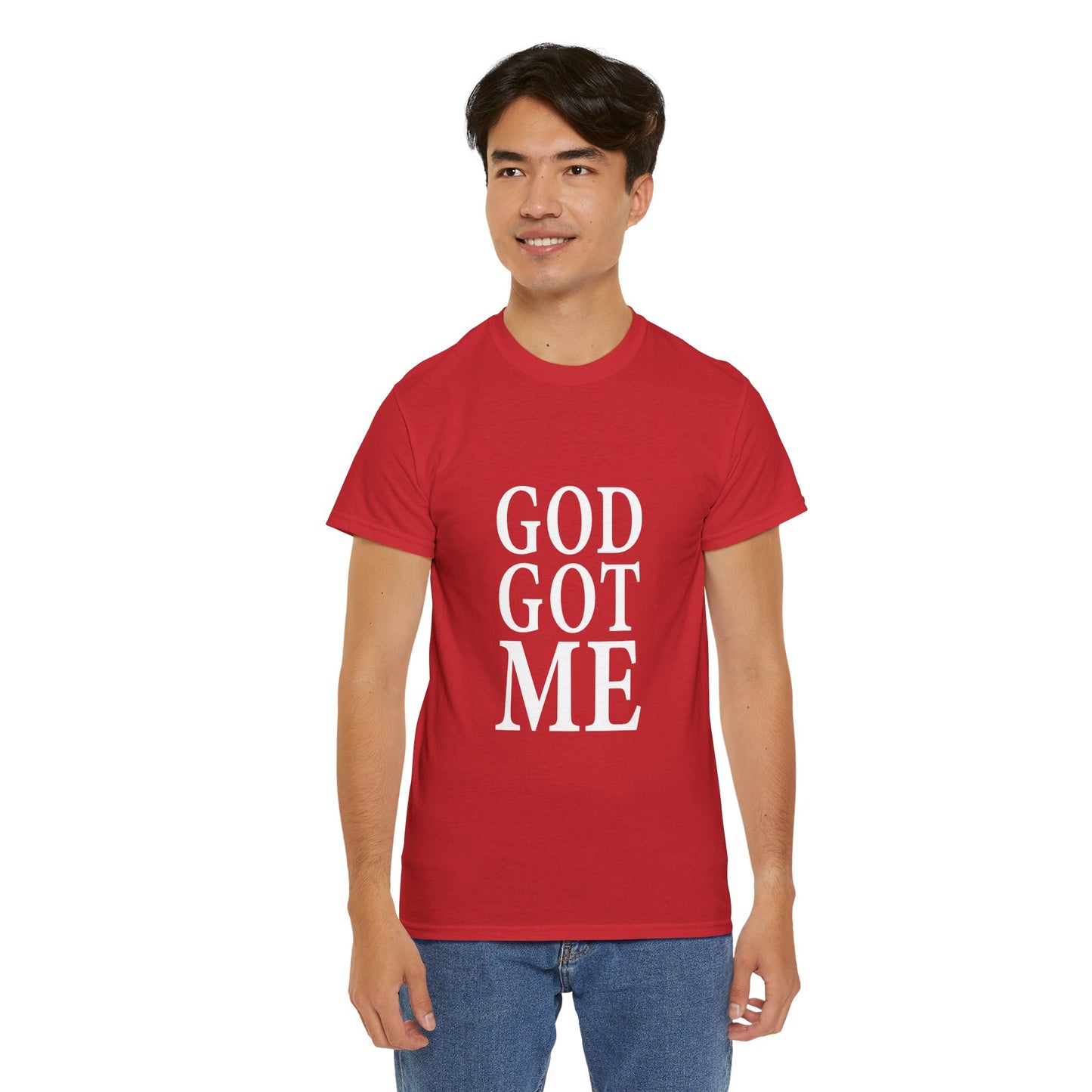 Faith-Inspired Unisex Tee, Inspirational T-Shirt, God Got Me Shirt, Casual Everyday Wear, Gift for Believers, Christian Apparel
