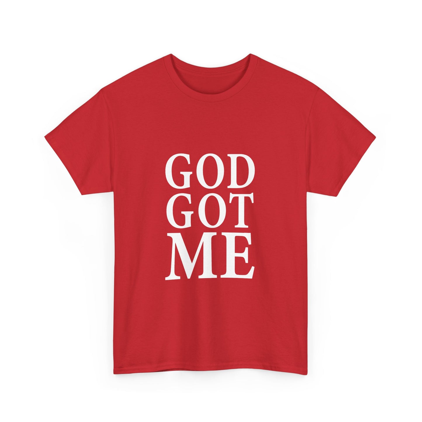 Faith-Inspired Unisex Tee, Inspirational T-Shirt, God Got Me Shirt, Casual Everyday Wear, Gift for Believers, Christian Apparel