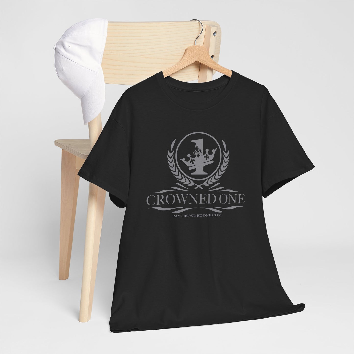 Crowned One Unisex Heavy Cotton Tee | Cool Graphic Shirt, Gift for Him/Her, Casual Wear, Streetwear, Birthday Gift