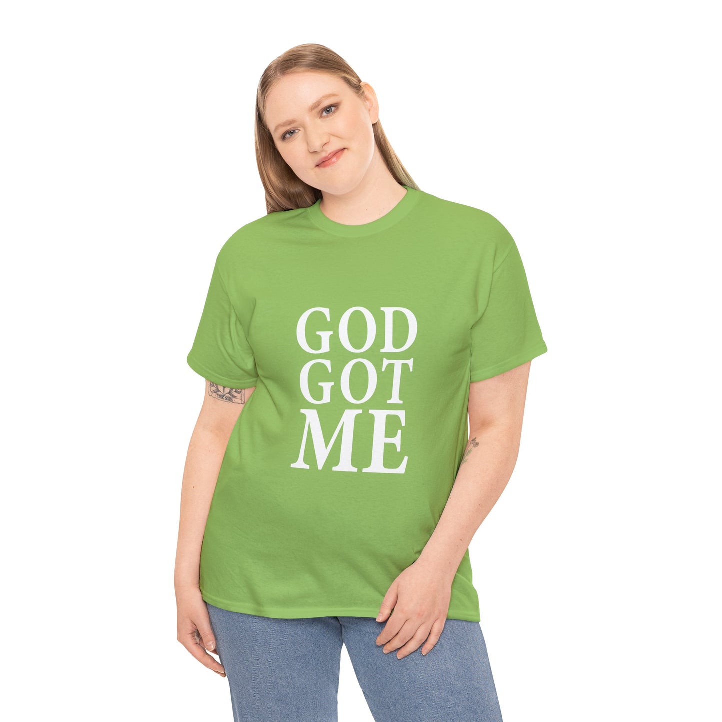 Faith-Inspired Unisex Tee, Inspirational T-Shirt, God Got Me Shirt, Casual Everyday Wear, Gift for Believers, Christian Apparel