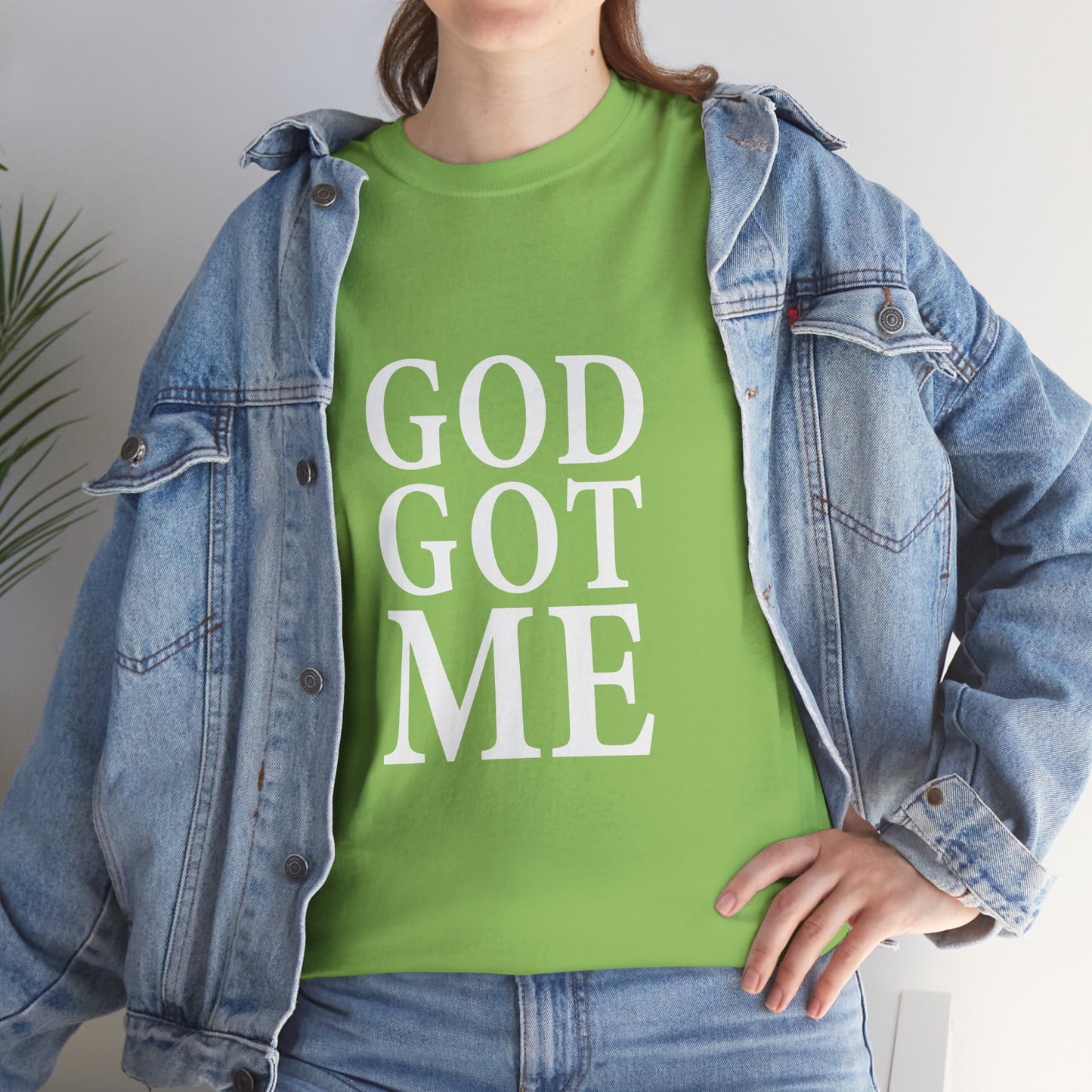 Faith-Inspired Unisex Tee, Inspirational T-Shirt, God Got Me Shirt, Casual Everyday Wear, Gift for Believers, Christian Apparel
