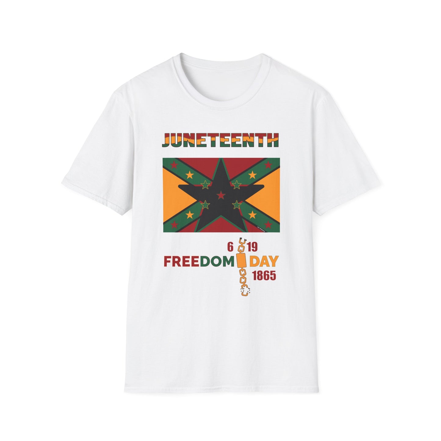 Juneteenth Freedom Day Unisex Softstyle T-Shirt