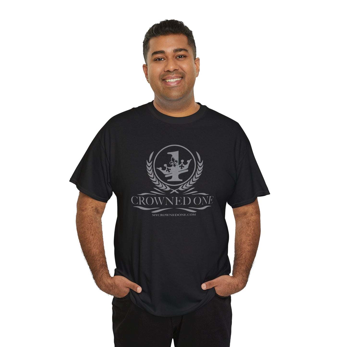 Crowned One Unisex Heavy Cotton Tee | Cool Graphic Shirt, Gift for Him/Her, Casual Wear, Streetwear, Birthday Gift