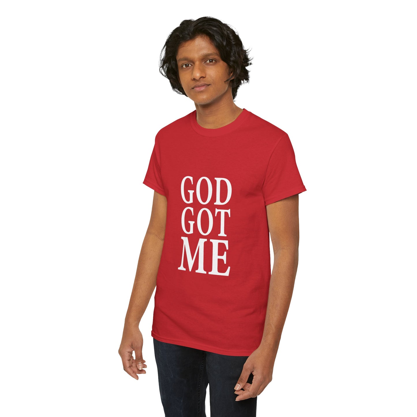 Faith-Inspired Unisex Tee, Inspirational T-Shirt, God Got Me Shirt, Casual Everyday Wear, Gift for Believers, Christian Apparel