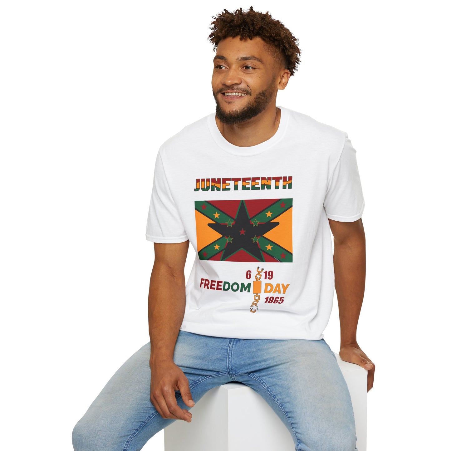 Juneteenth Freedom Day Unisex Softstyle T-Shirt
