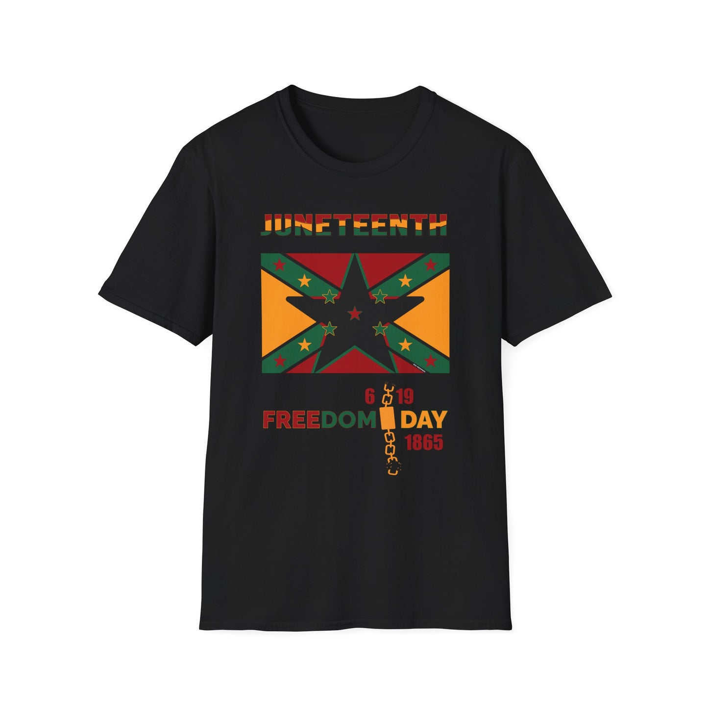 Juneteenth Freedom Day Unisex Softstyle T-Shirt