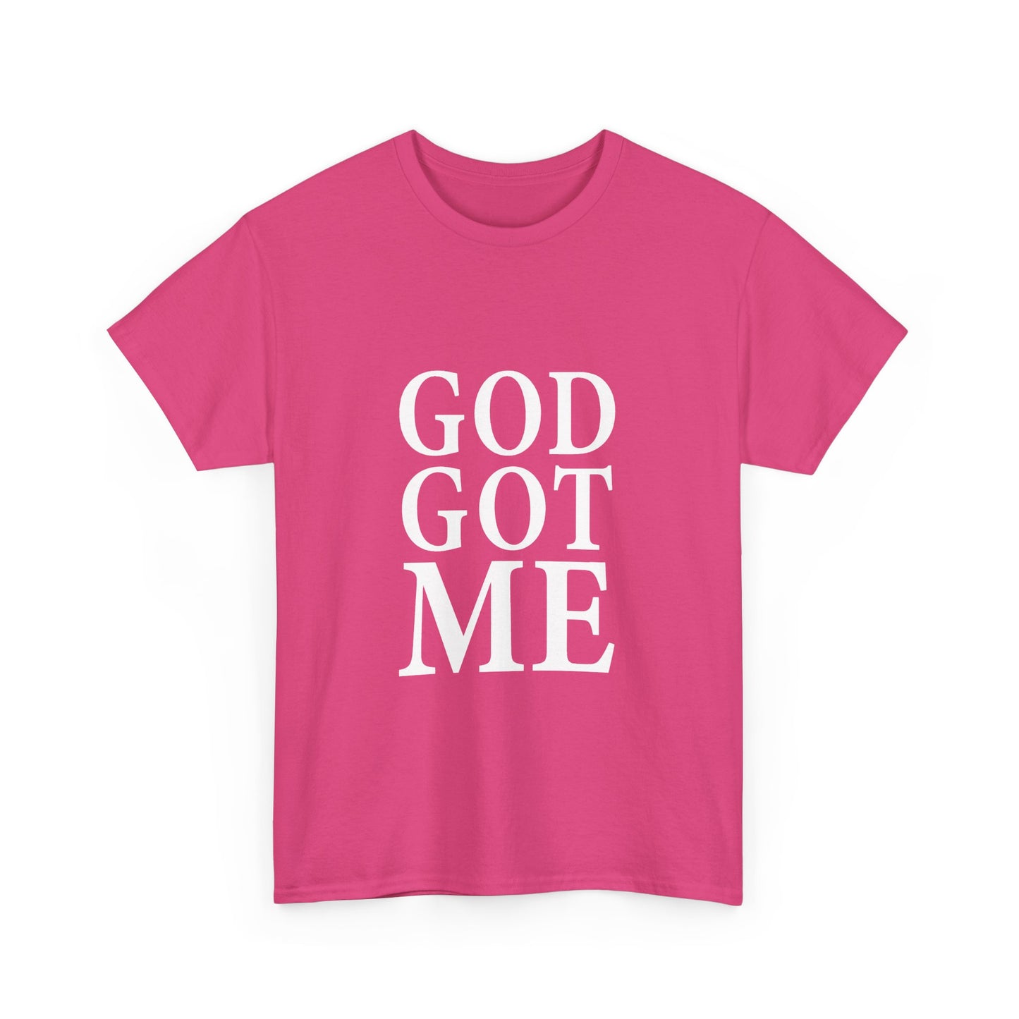 Faith-Inspired Unisex Tee, Inspirational T-Shirt, God Got Me Shirt, Casual Everyday Wear, Gift for Believers, Christian Apparel