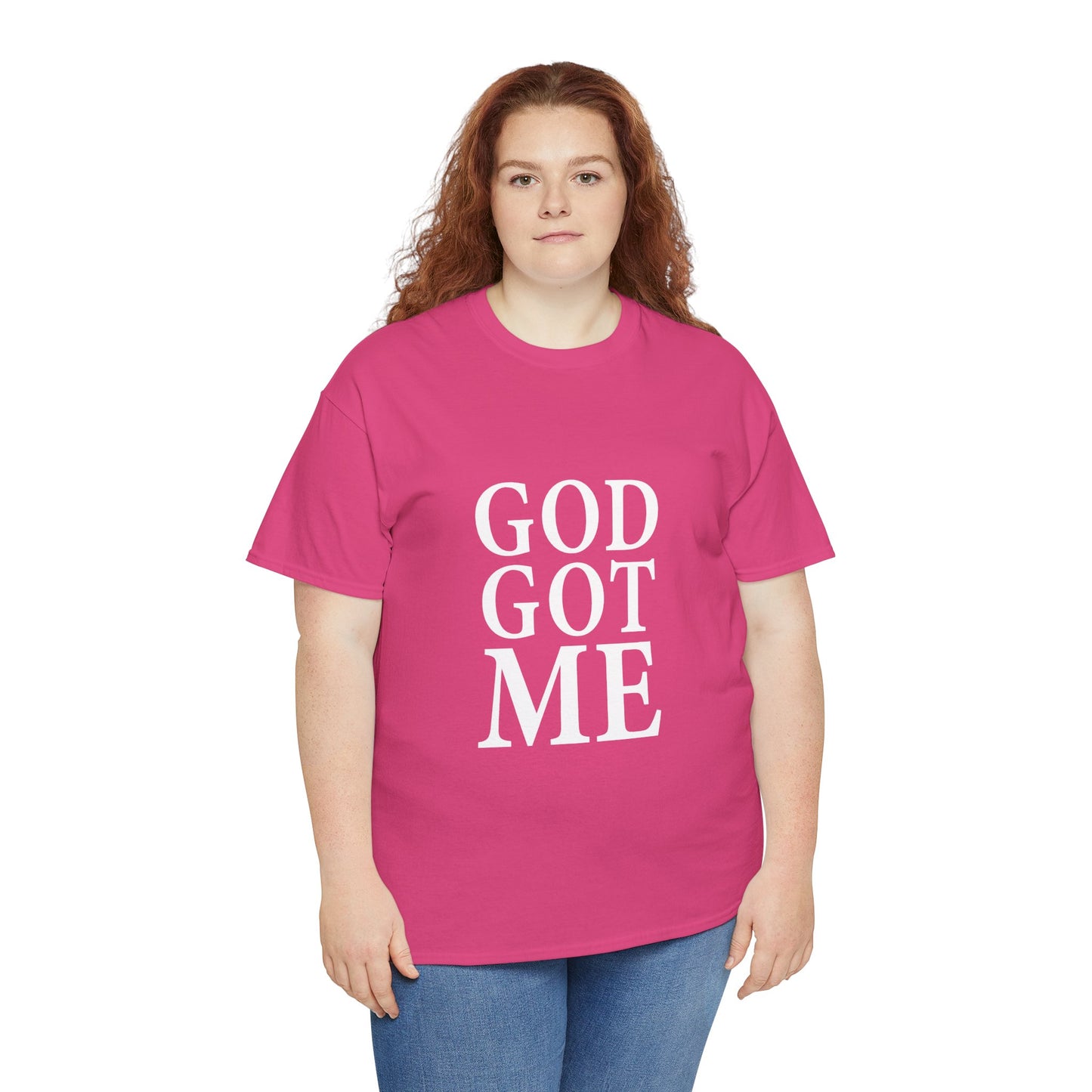Faith-Inspired Unisex Tee, Inspirational T-Shirt, God Got Me Shirt, Casual Everyday Wear, Gift for Believers, Christian Apparel