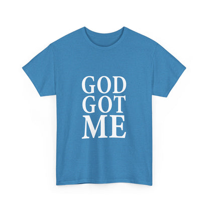 Faith-Inspired Unisex Tee, Inspirational T-Shirt, God Got Me Shirt, Casual Everyday Wear, Gift for Believers, Christian Apparel