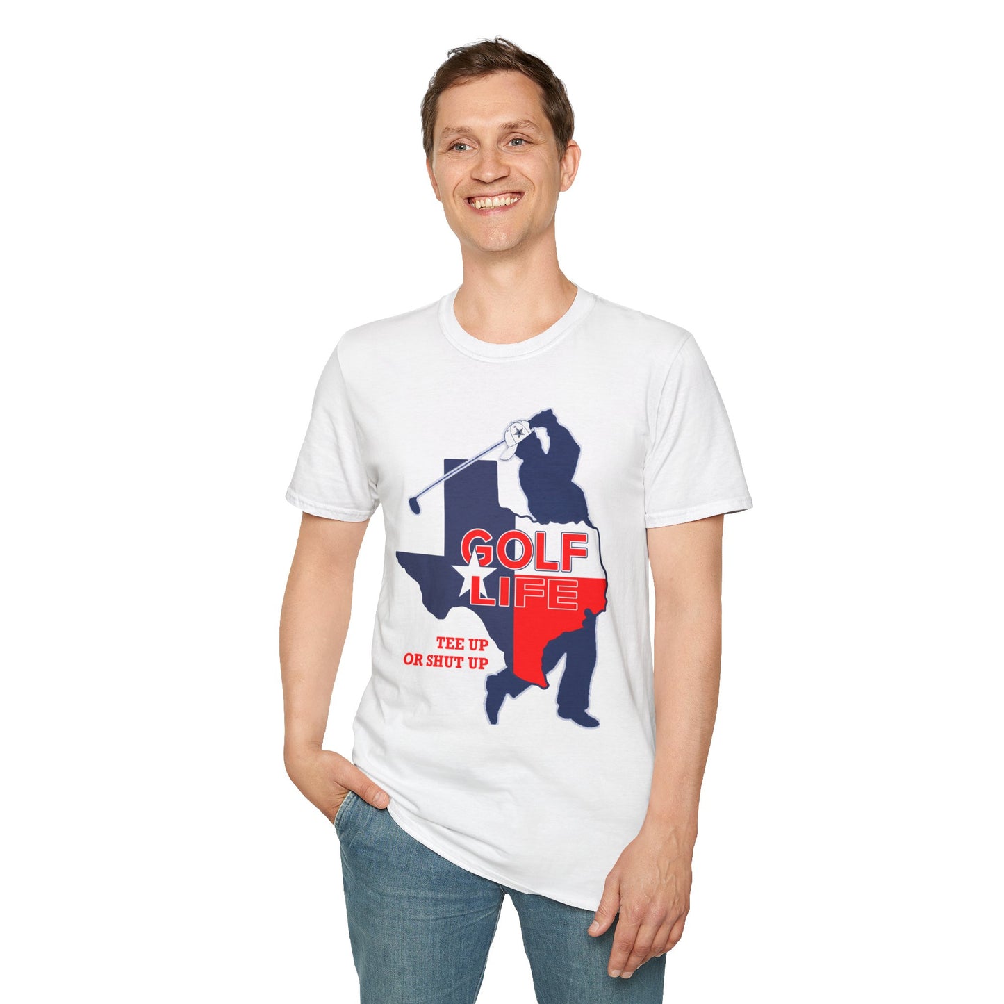 Golf Life Unisex Softstyle T-Shirt - The Up or Shut Up Design