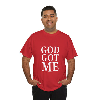 Faith-Inspired Unisex Tee, Inspirational T-Shirt, God Got Me Shirt, Casual Everyday Wear, Gift for Believers, Christian Apparel