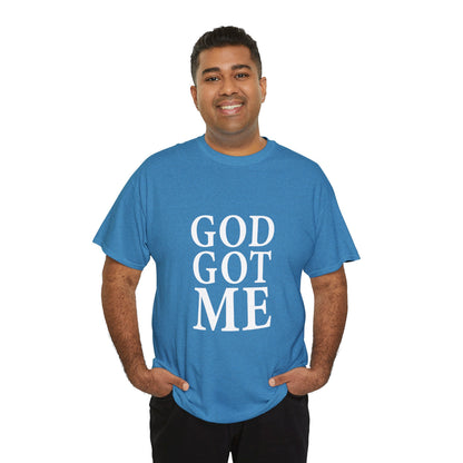 Faith-Inspired Unisex Tee, Inspirational T-Shirt, God Got Me Shirt, Casual Everyday Wear, Gift for Believers, Christian Apparel