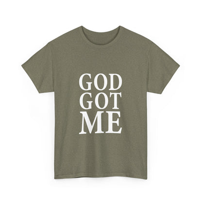 Faith-Inspired Unisex Tee, Inspirational T-Shirt, God Got Me Shirt, Casual Everyday Wear, Gift for Believers, Christian Apparel