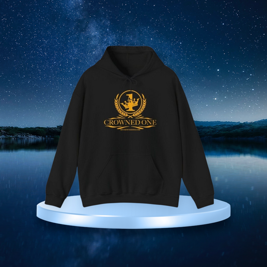 Crowned One Hoodie - Unisex Heavy Blend Sweatshirt, Cozy Gift, Streetwear, Casual Style, Layering Essential