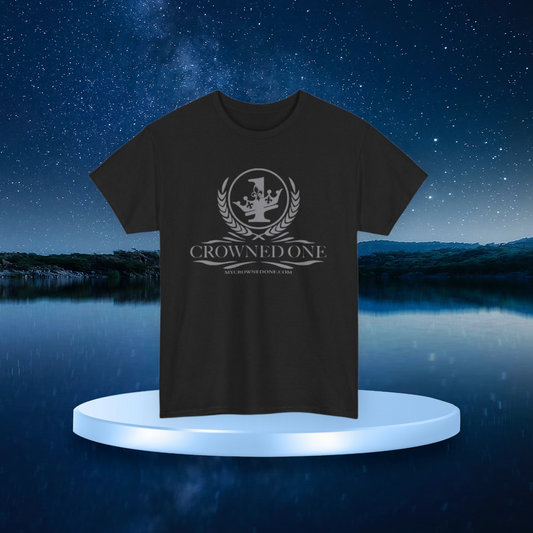 Crowned One Unisex Heavy Cotton Tee | Cool Graphic Shirt, Gift for Him/Her, Casual Wear, Streetwear, Birthday Gift