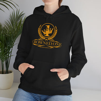 Crowned One Hoodie - Unisex Heavy Blend Sweatshirt, Cozy Gift, Streetwear, Casual Style, Layering Essential