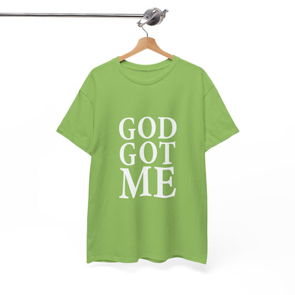 Faith-Inspired Unisex Tee, Inspirational T-Shirt, God Got Me Shirt, Casual Everyday Wear, Gift for Believers, Christian Apparel