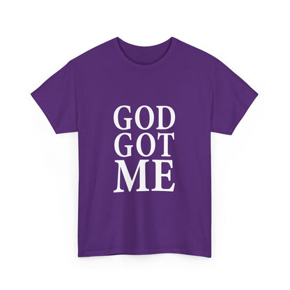 Faith-Inspired Unisex Tee, Inspirational T-Shirt, God Got Me Shirt, Casual Everyday Wear, Gift for Believers, Christian Apparel