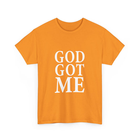 Faith-Inspired Unisex Tee, Inspirational T-Shirt, God Got Me Shirt, Casual Everyday Wear, Gift for Believers, Christian Apparel