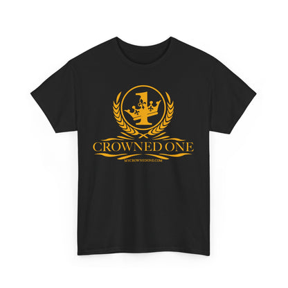 Crowned One Tee - Unisex Heavy Cotton T-Shirt, Casual Wear, Gift for Kings, Street Style Apparel, Perfect for Celebrations