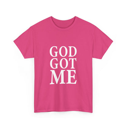 Faith-Inspired Unisex Tee, Inspirational T-Shirt, God Got Me Shirt, Casual Everyday Wear, Gift for Believers, Christian Apparel