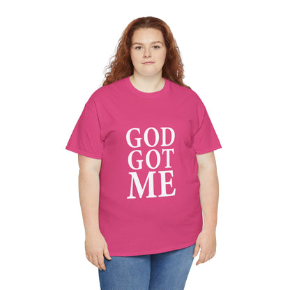 Faith-Inspired Unisex Tee, Inspirational T-Shirt, God Got Me Shirt, Casual Everyday Wear, Gift for Believers, Christian Apparel