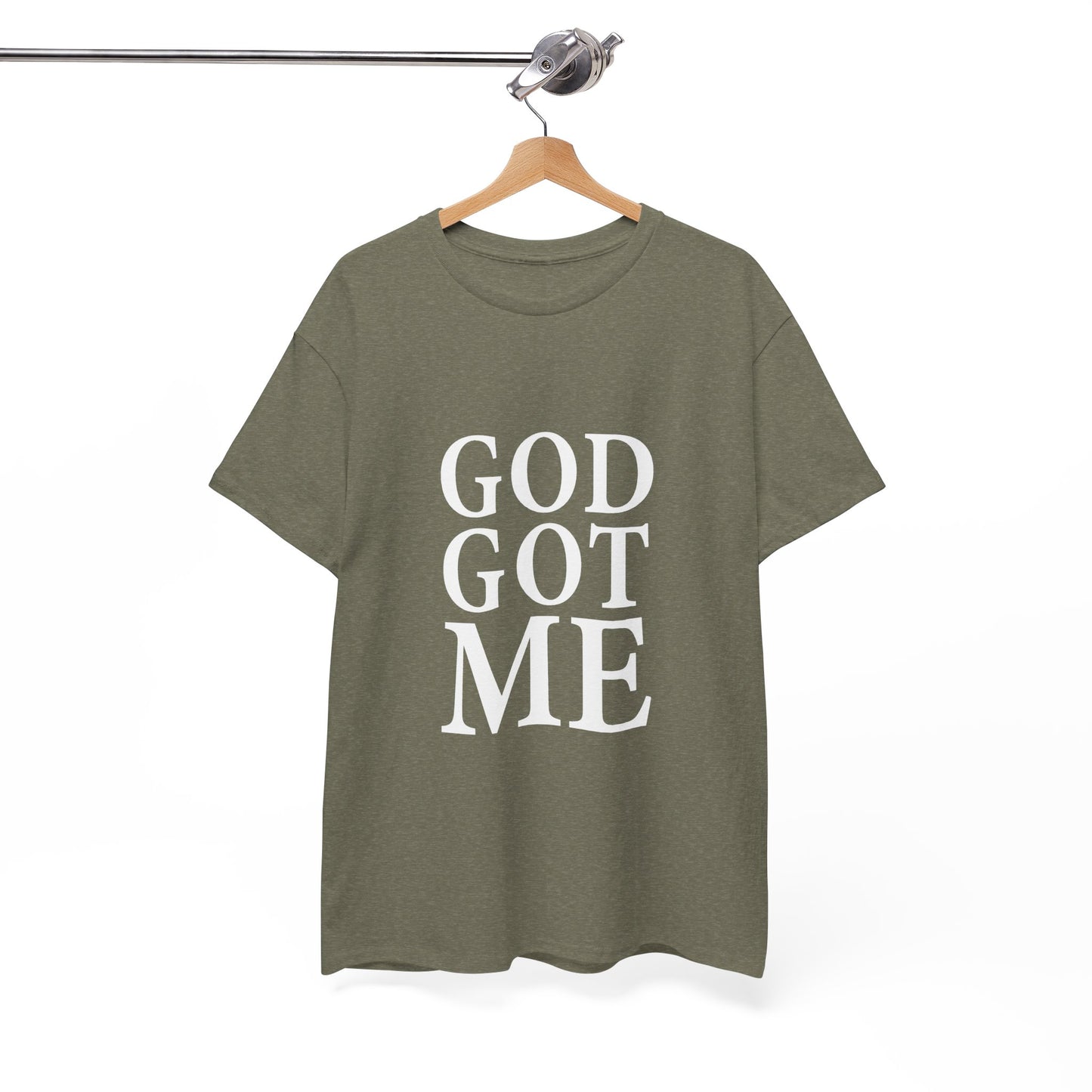 Faith-Inspired Unisex Tee, Inspirational T-Shirt, God Got Me Shirt, Casual Everyday Wear, Gift for Believers, Christian Apparel